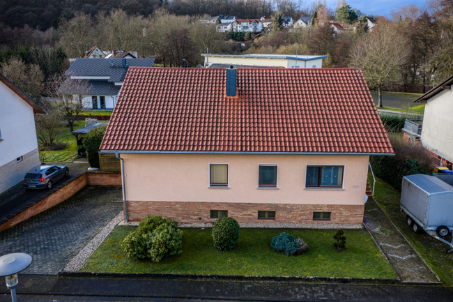 Stra�enansicht Einfamilienhaus Solms