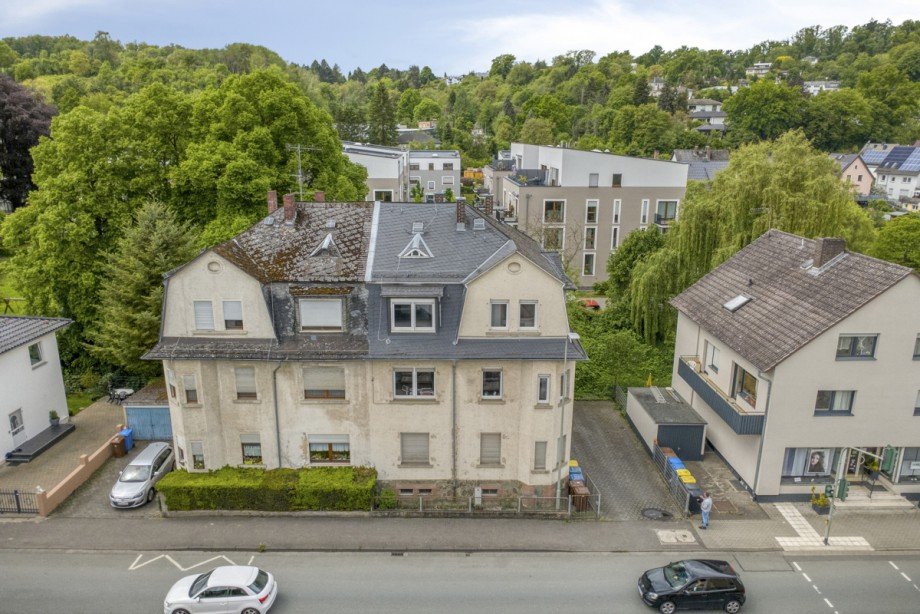 Drohnenansicht Mehrfamilienhaus Wetzlar