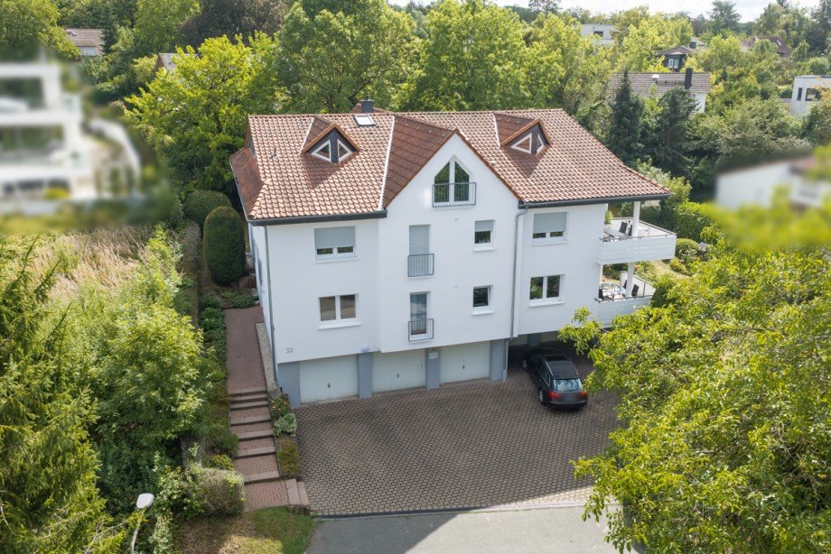 Hausansicht - Vorderseite Erdgeschosswohnung Wetzlar