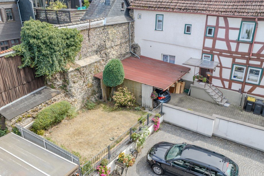 Drohnenansicht Einfamilienhaus Braunfels