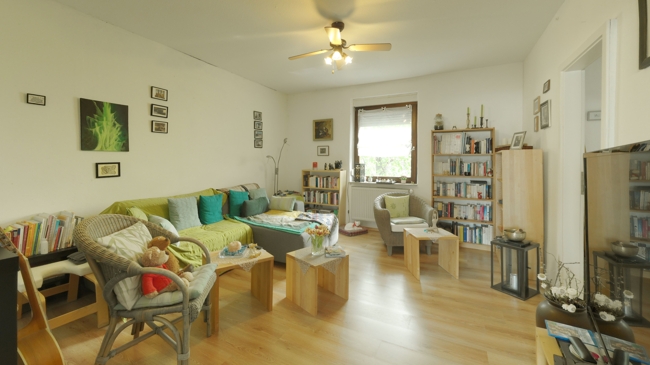 12_Wohnzimmer Obergeschoss Maisonettewohnung Wetzlar