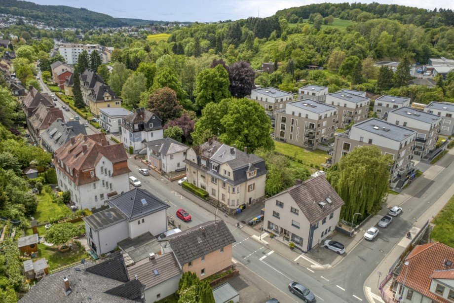 Drohnenansicht Mehrfamilienhaus Wetzlar