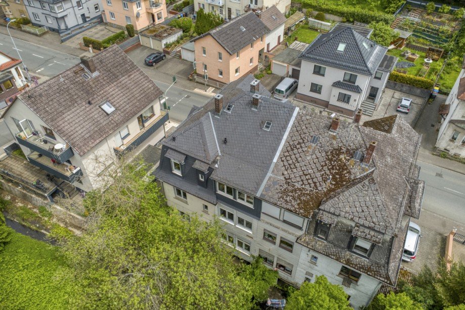 Drohnenansicht Mehrfamilienhaus Wetzlar