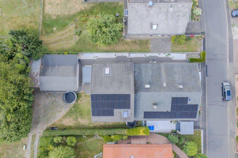 Ansicht von oben Mehrfamilienhaus Hohenahr