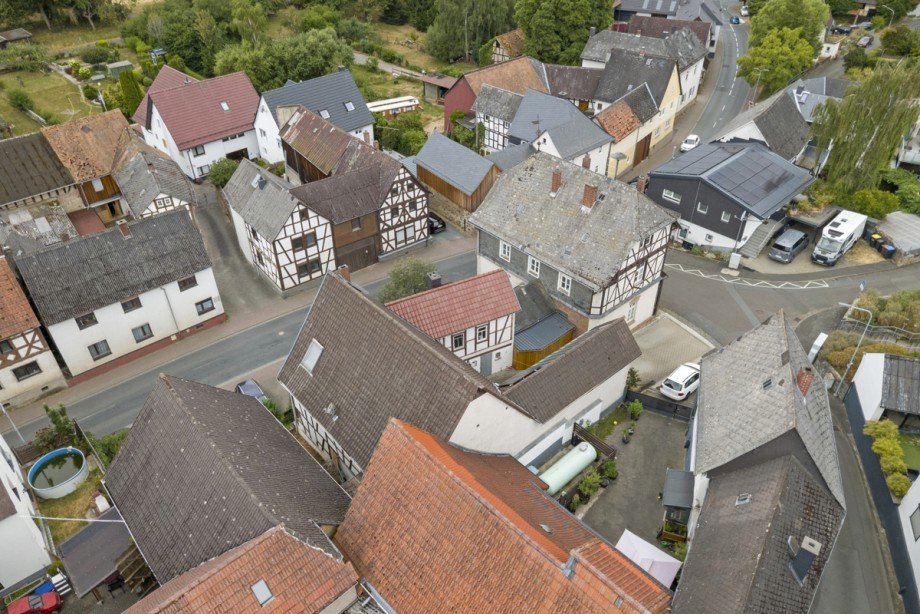 R�ckansicht Einfamilienhaus Sch�ffengrund Oberwetz
