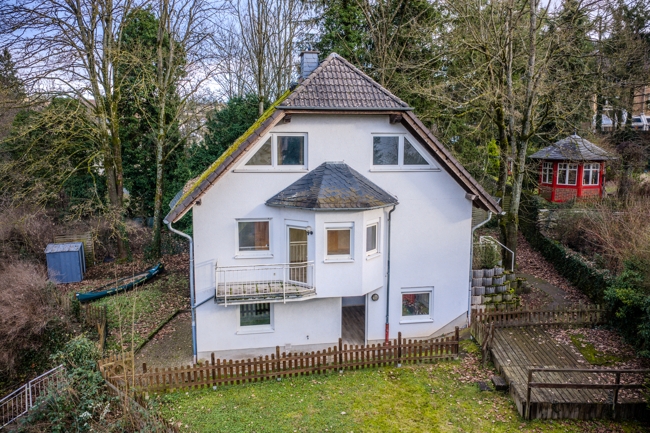 Drohnenaufnahme Einfamilienhaus Weilburg