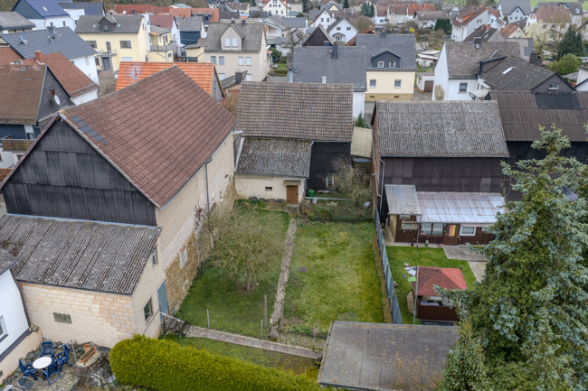 Garten von oben Einfamilienhaus Solms