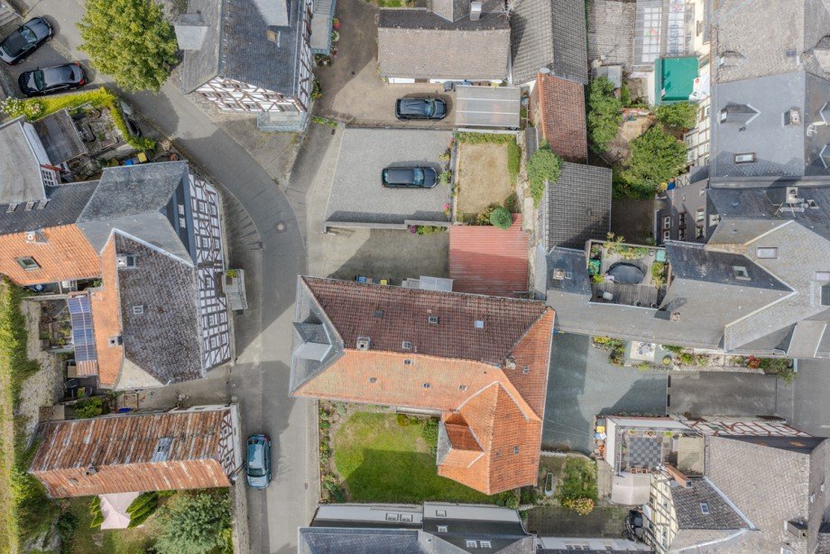 Drohnenansicht Einfamilienhaus Braunfels