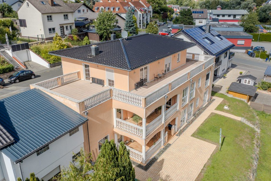 Drohnenansicht Einfamilienhaus Wetzlar