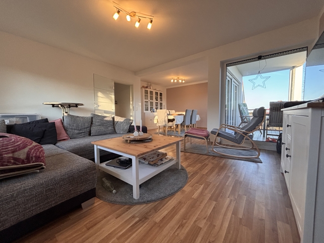 Wohnzimmer Etagenwohnung Solms