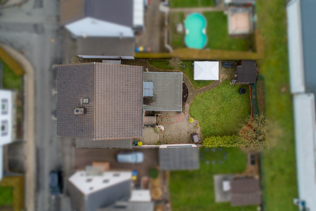 Ansicht von oben Einfamilienhaus Wetzlar