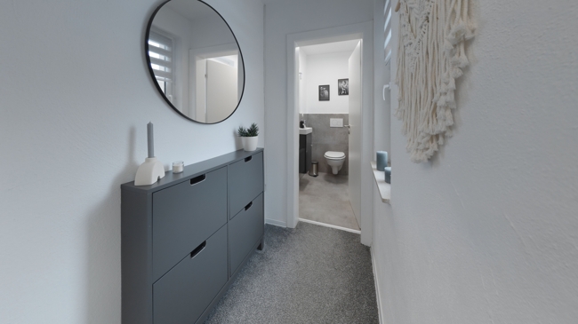 03_Flur G�ste WC Einfamilienhaus Leun