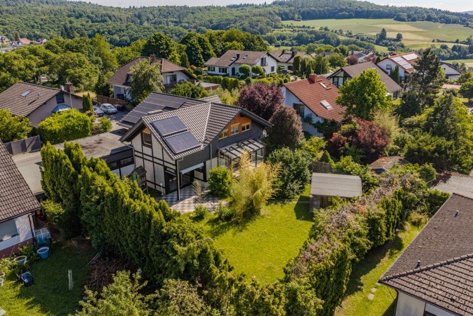 Gartenansicht Einfamilienhaus Solms / Niederbiel