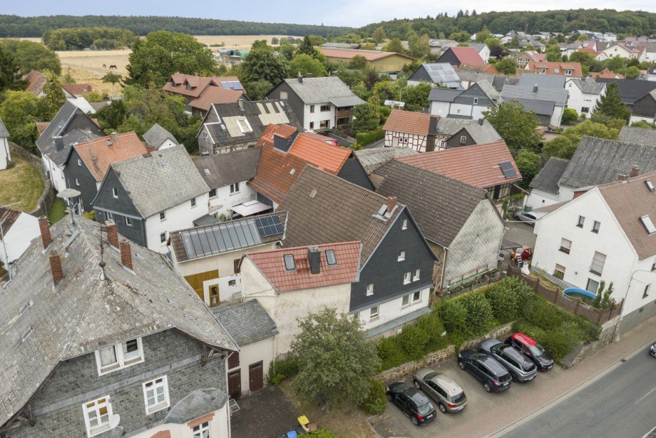 Seitenansicht Einfamilienhaus Sch�ffengrund Oberwetz