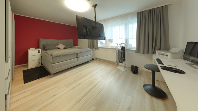 09_Schlafzimmer_OG Einfamilienhaus Leun