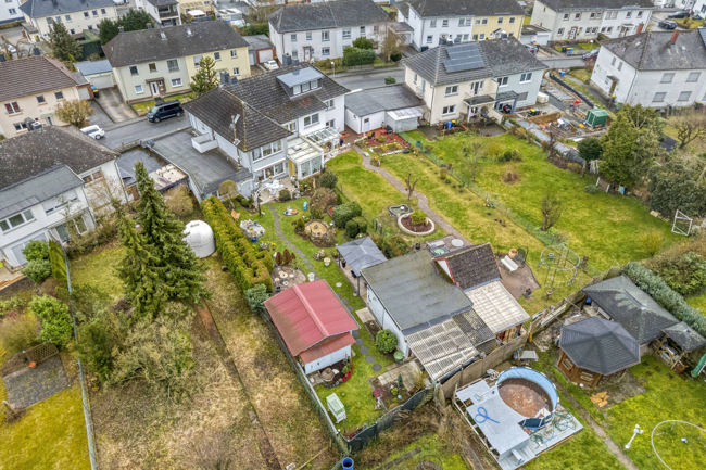 Umgebung von oben Doppelhaush�lfte Wetzlar