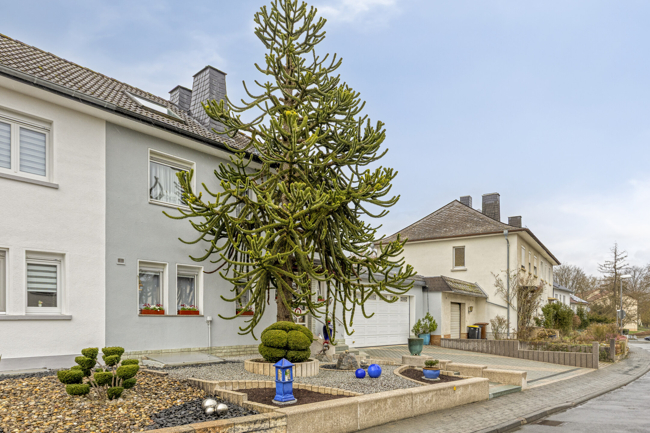 Seitenansicht Doppelhaush�lfte Wetzlar