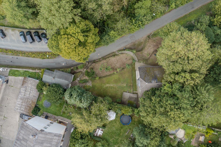 Ansicht von oben Einfamilienhaus Weilburg