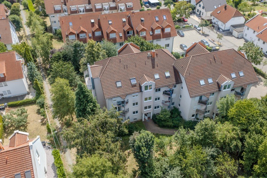 Drohnenfoto Erdgeschosswohnung Gie�en