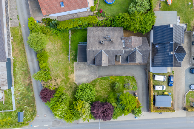 21_Grundst�ck Vogelperspektive Zweifamilienhaus Solms