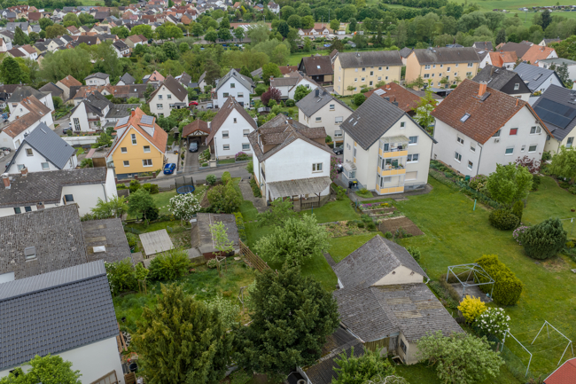 R�ckansicht Einfamilienhaus Gie�en / Allendorf