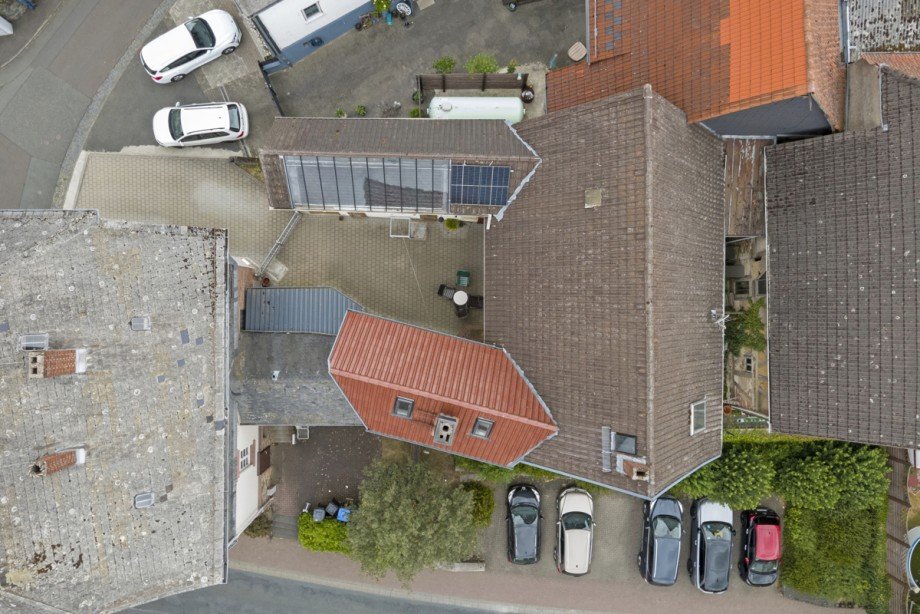 Ansicht von oben Einfamilienhaus Sch�ffengrund Oberwetz