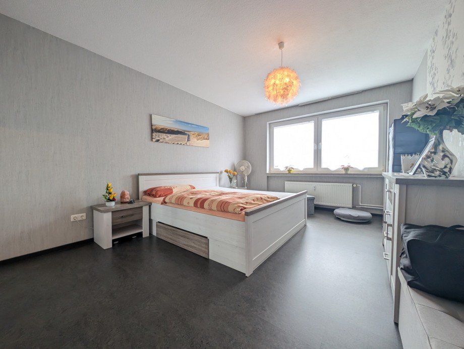 Schlafzimmer Erdgeschosswohnung Linden / Leihgestern