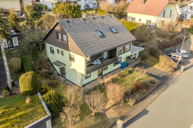 20_Drohnenaufnahme Einfamilienhaus Bad Endbach