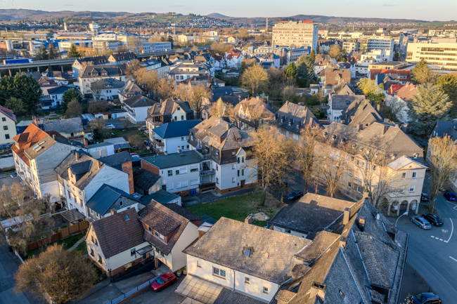 03_Drohnenfoto Lage Maisonettewohnung Wetzlar