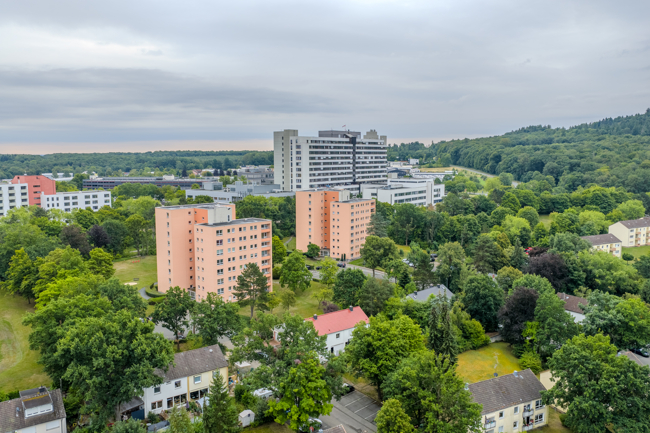 02_Gesamtansicht Drohne Etagenwohnung Wetzlar
