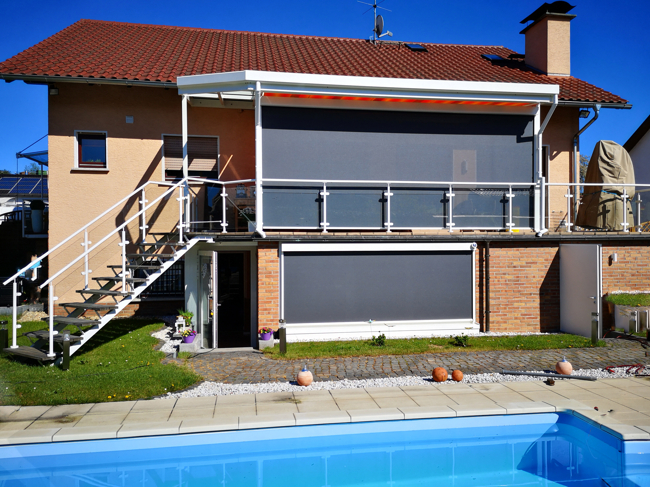 Pool und Terrasse Einfamilienhaus Solms
