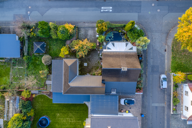 14_Drohnenansicht Einfamilienhaus Lahnau