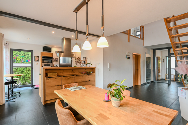 Blick in die Diele Einfamilienhaus Lahnau