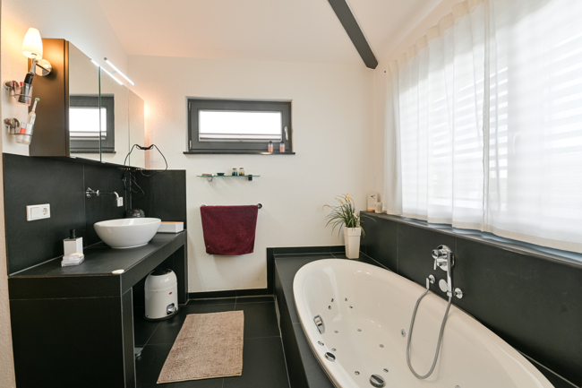 Masterbad Einfamilienhaus Lahnau