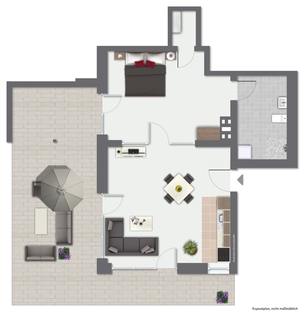 Grundriss Erdgeschosswohnung Solms