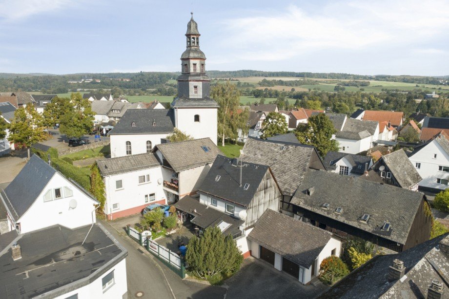 Drohnenansicht 3 Einfamilienhaus Wetzlar