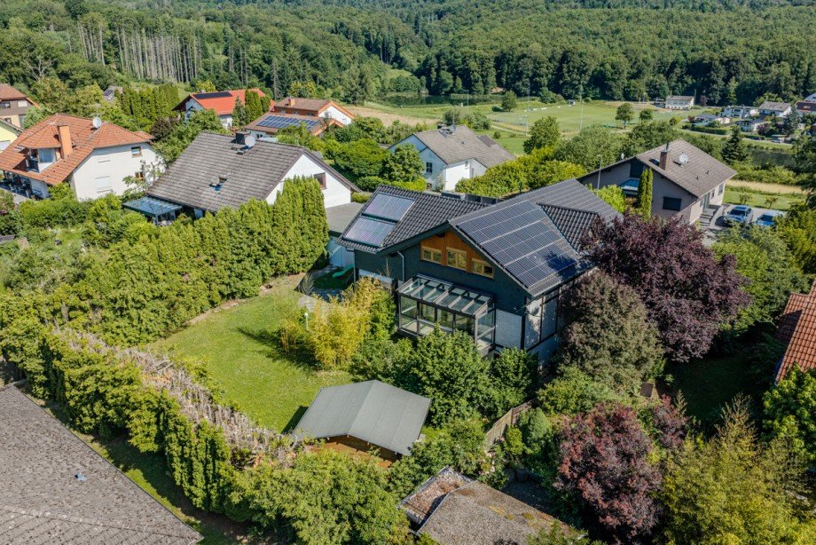 R�ckansicht Einfamilienhaus Solms / Niederbiel
