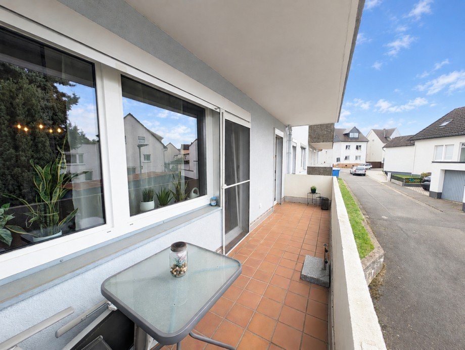 Balkon Erdgeschosswohnung Linden / Leihgestern